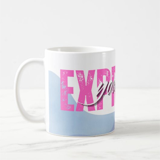 Druk Jezelf Uit Koffiemok (Links)