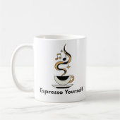 Druk jezelf uit koffiemok (Links)