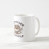 Druk Jezelf Uit Koffiemok (Voorkant rechts)
