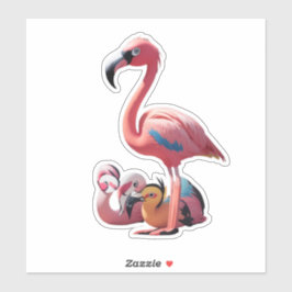 Druk jezelf uit met Flamingo-Theme Stickers