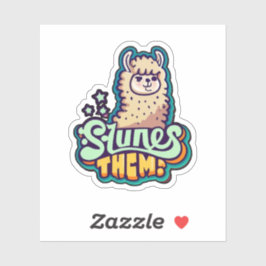 Druk jezelf uit met Llama Vinyl Stickers