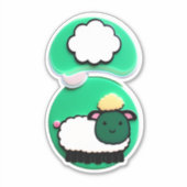 Druk jezelf uit met Sheep Stickers (Voorkant)