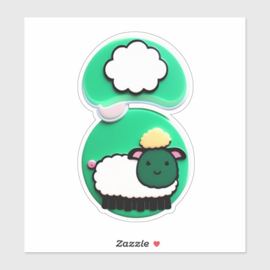 Druk jezelf uit met Sheep Stickers (Vel)
