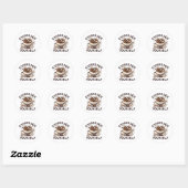 Druk Jezelf Uit Ronde Sticker (Vel)