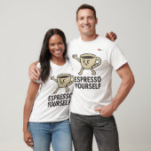 Druk jezelf uit t-shirt (Unisex)