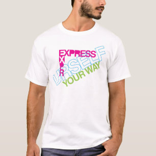 Druk jezelf uit t-shirt
