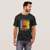 DRUK JEZELF UIT T-SHIRT (Voorkant volledig)