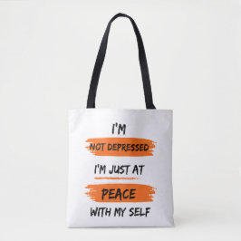 Druk jezelf uit tote bag