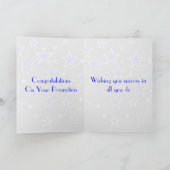 Druk Levering uit - Gelukwensen op Uw Promoti Kaart (Binnen)