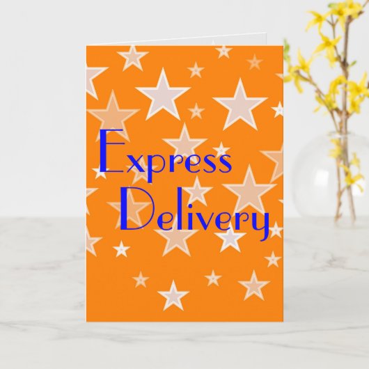 Druk Levering uit - Gelukwensen op Uw Promoti Kaart (Gele Bloem)