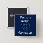 Druk maakt diamanten Button (Voorkant /achterkant)