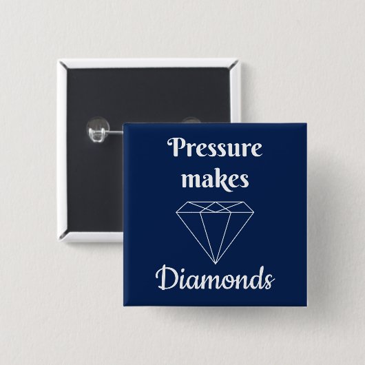 Druk maakt diamanten Button (Voorkant /achterkant)