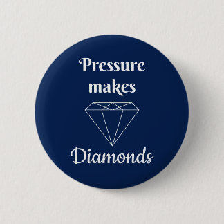 Druk maakt diamanten ronde button 5,7 cm