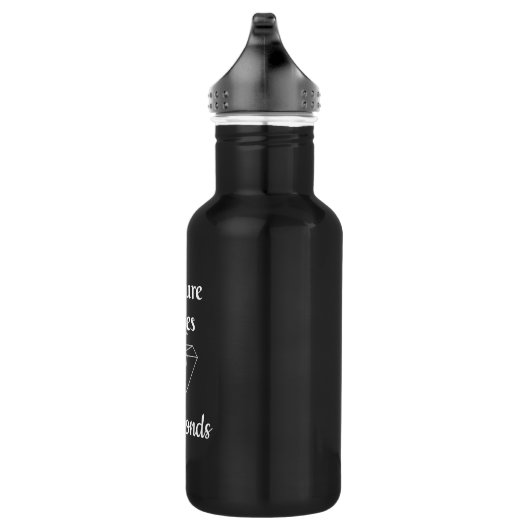 Druk maakt diamanten waterfles  (Rechts)