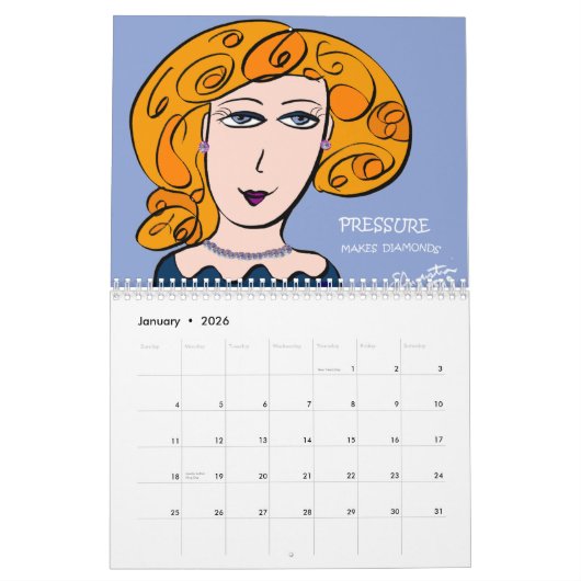 DRUK MAAKT DIAMONDEN KALENDER (Jan 2026)