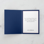 Druk maakt Diamonds-creditcard Bedankkaart (Binnen)