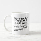 Druk met Introverteren Fun Mug Koffiemok (Links)