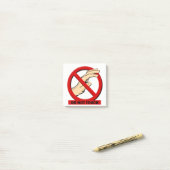 Druk niet op 3x3 plaatsen post-it® notes (Op bureau)