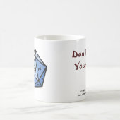 Druk niet op de Mok voor je handtas (Center)