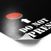 Druk niet op de rode Button Foto Afdruk (Hoek)