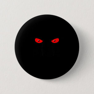 Druk niet op mijn knoppen_ Rode ogen _ Sarcastisch Ronde Button 5,7 Cm