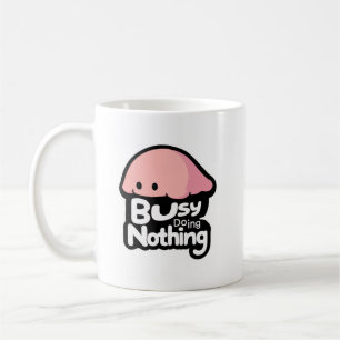 Druk Nietsdoen - Knuffel Roze Blob Koffiemok