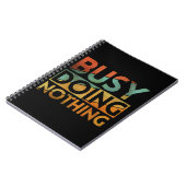 DRUK OM NIETS TE DOEN NOTITIEBOEK (Linkerzijde)