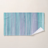 Druk op Abstracte Waterverf #4 Bad Handdoek (Handdoek)