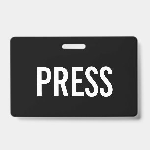 Druk op Alle horizontale ID-badge voor toegangspas Badge