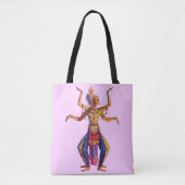 Druk op Balinese danseres Tote Bag (Voorkant)