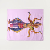 Druk op Balinese danseres Wandkleed (Voorkant (horizontaal))