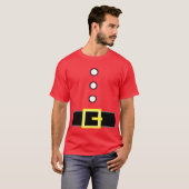 Druk op bestelling kerstfeestelijke ELF SUIT COSTU T-shirt (Voorkant volledig)