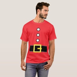 Druk op bestelling kerstfeestelijke ELF SUIT COSTU T-shirt