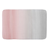 Druk op Blush Grey Waterverf Abstract #1 Badmat (Voorkant)
