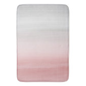 Druk op Blush Grey Waterverf Abstract #1 Badmat (Voorkant Verticaal)