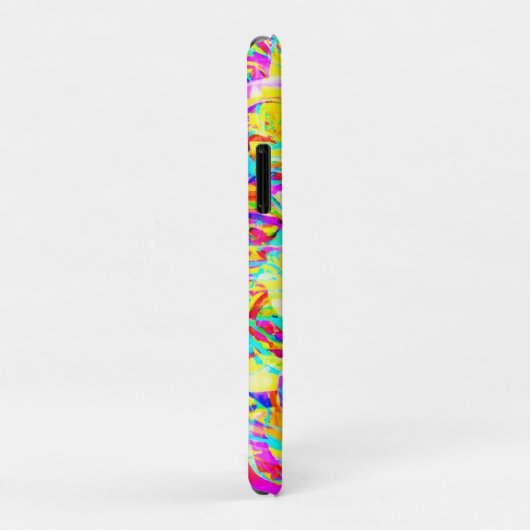 Druk op Bright Neon Patronen Case-Mate iPhone Case (Achterkant/rechts)