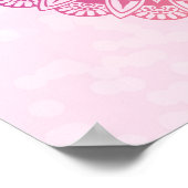 Druk op Bright Pastels Lotus Henna Mandala Poster (Hoek)