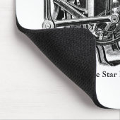 Druk op C&P Pilot letterpress-muispad Muismat (Hoek)