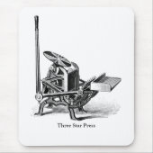 Druk op C&P Pilot letterpress-muispad Muismat (Voorkant)