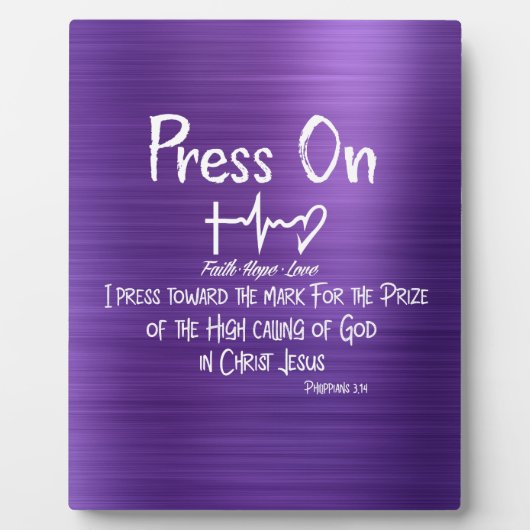 Druk op Christelijke Bijbelprijslijst Fotoplaat (Voorkant)