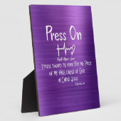 Druk op Christelijke Bijbelprijslijst Fotoplaat (Zijkant)