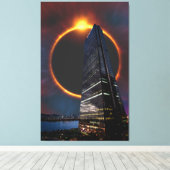 Druk op City Scrapscanvas Canvas Afdruk (Insitu (Houten vloer))