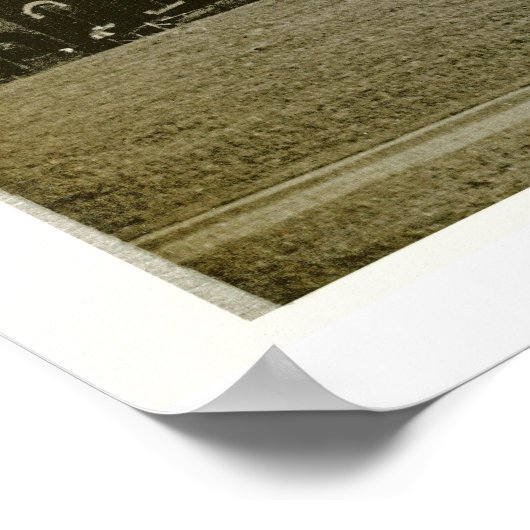 Druk op "Crowndale" 37 Highland Ave Short Hills NJ Poster (Hoek)