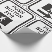 Druk op de Button voor het overschrijden van de si Cadeaupapier (Hoek)