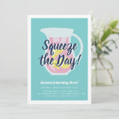 Druk op de dag van de uitnodiging van de Birthday  (Staand voorkant)