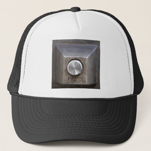 Druk op de knop trucker pet (Voorkant)