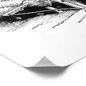 Druk op de pers poster (Hoek)