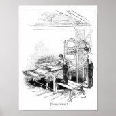 Druk op de pers poster (Voorkant)