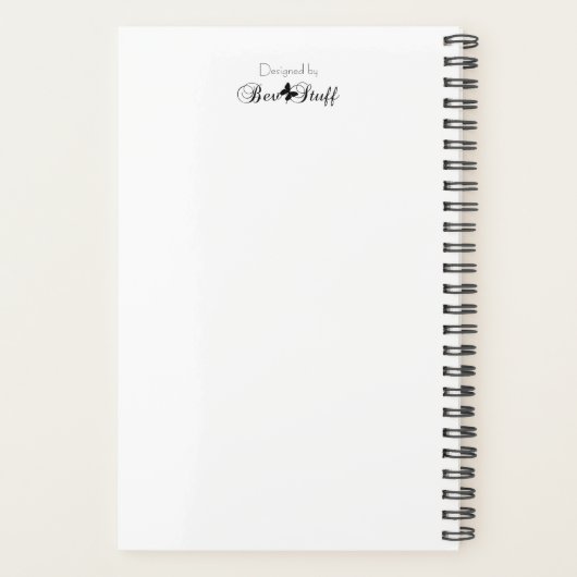 Druk op de Rock Climb Schrift Planner (Achterkant)