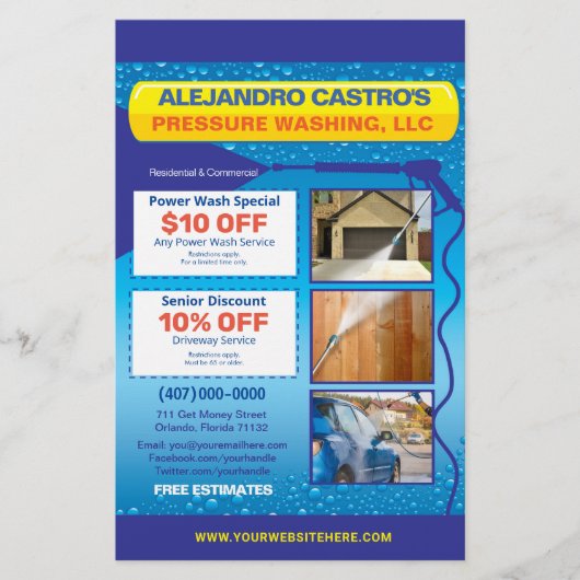 Druk op de Sjabloon Halfpaginablaire brochmachine Flyer (Voorkant)